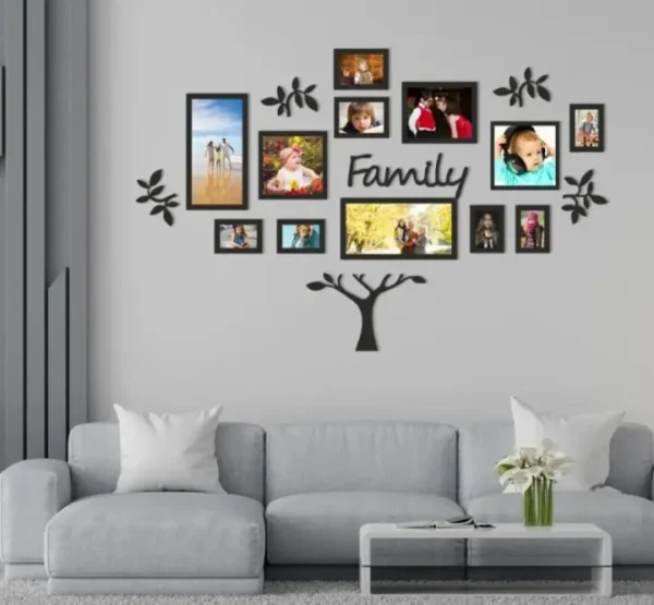 3D Wooden Family Tree Wall Art — Stylish Modern Home Decor - Image 3