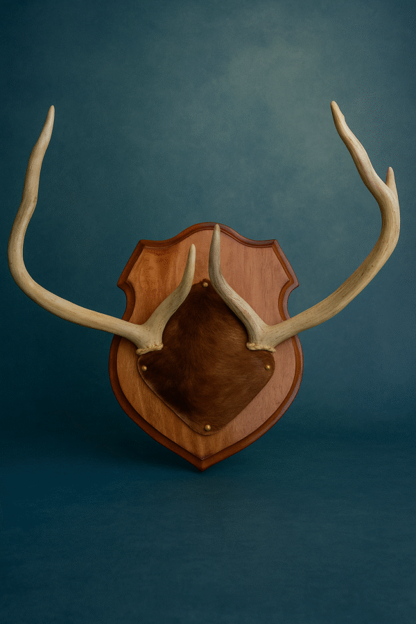 Original Deer Antler Wall Mount Natural Singh