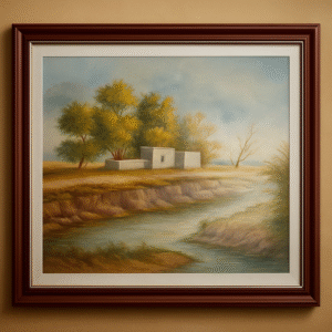 Framed Landscape Painting