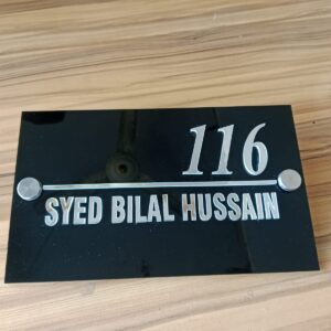 Custom Acrylic House Name Plate