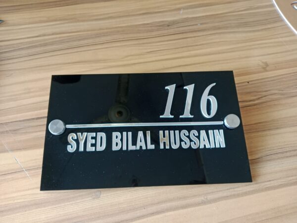 Custom Acrylic House Name Plate