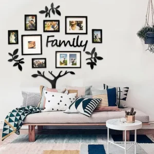 3D Wooden Family Tree Wall Art — Stylish Modern Home Decor