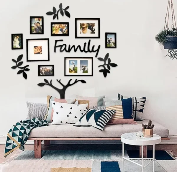 3D Wooden Family Tree Wall Art — Stylish Modern Home Decor