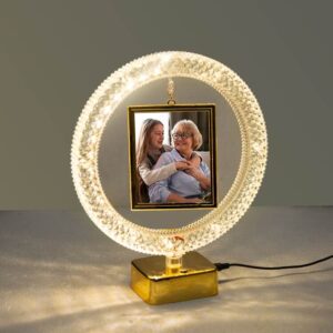 Luxury Crystal LED Photo Frame Lamp