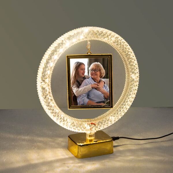 Luxury Crystal LED Photo Frame Lamp